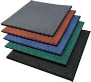 KOBO Rubber Fitness Exercise Flooring Gym with EPDM Equipment Mat (78"x ...