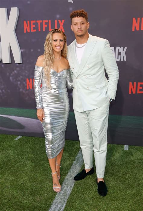 Patrick Mahomes' wife Brittany steals the show in tight silver dress at ...