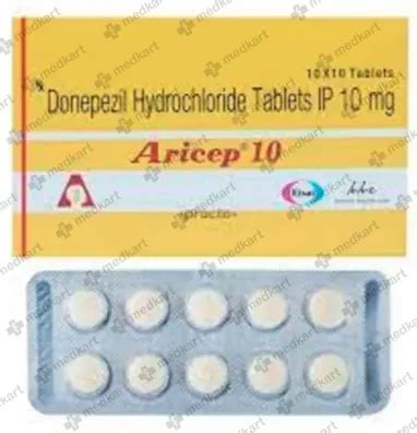 ARICEP 10MG TABLET 10’S: Uses, Price, Side effects & Generic ...