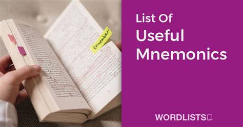 Mnemonics Examples 的图像结果