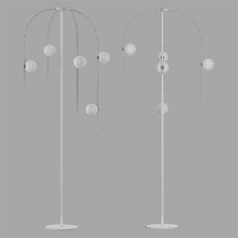 Roche Bobois Medusa Floor Lamp - 3D Model by sta_84