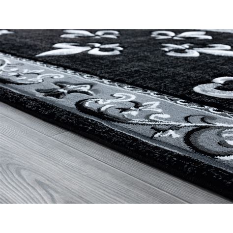 Porch & Den Davidii Hand-Carved Area Rug Black 2'7" x 4'2" 3' x 5 ...