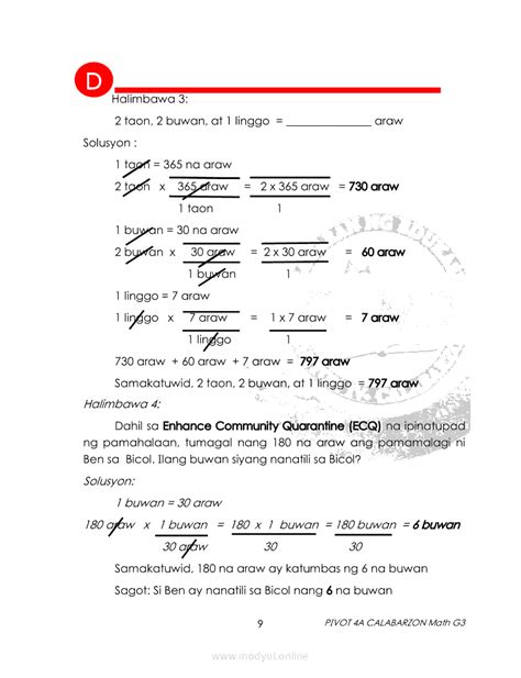 Image result for Grade 3 Math Module 4 Lesson 4