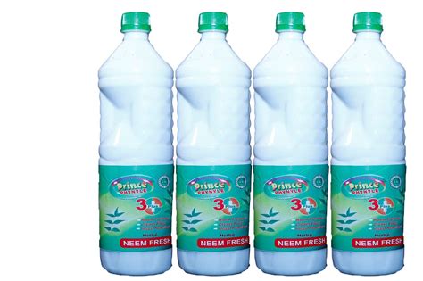 Prince Phenyl Floor Cleaner With Neem Fragrance Green, 4 Ltr | Pack of ...