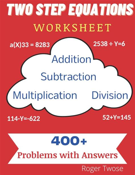 Image result for Solving Two-Step Equations Practice