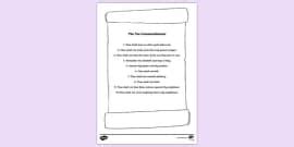 What Are The 10 Commandments In The Bible? | Ten Commandments in Order