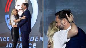 Erika Kirk and JD Vance’s emotional hug video has the internet talking ...