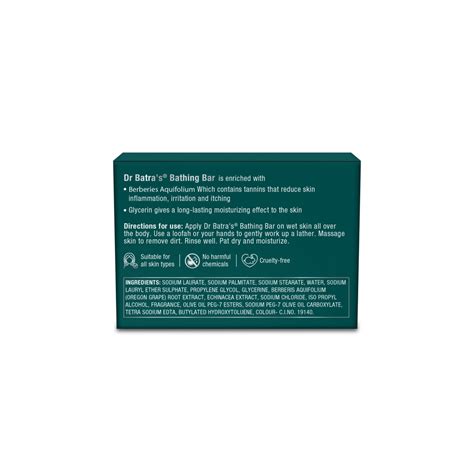 Dr Batra's Bathing Bar. Gives Clean, Clear, Radiant Skin. Contains ...
