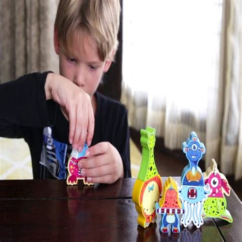 Playshifu Minglings Mix and Match Magnet Wooden Toys — Toycra