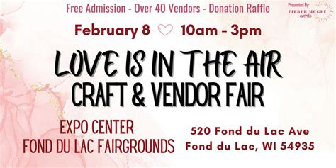 Love Is In The Air Craft and Vendor Fair, Fond du Lac County ...