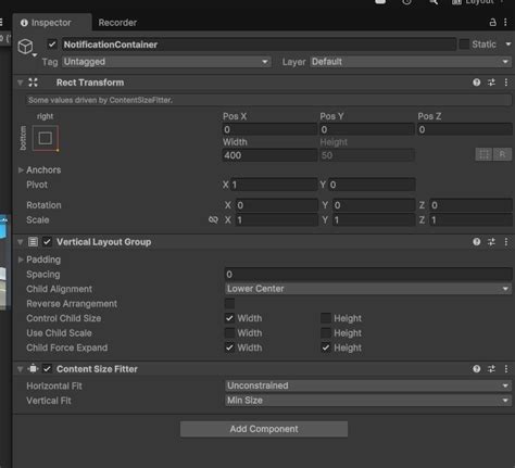 Unity 3D Vertical Layout Group 的图像结果