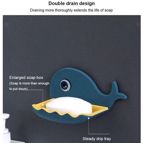 4747 Fish Shape Soap Dish Adhesive Waterproof Wall — DeoDap