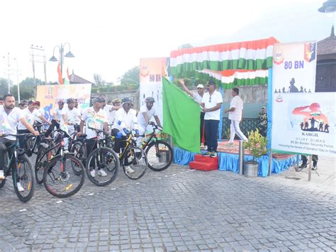BSF Kashmir frontier organises mega cycle rally to celebrate Khelo ...