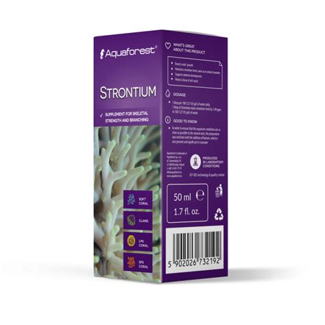 Aquaforest Strontium 50ml Trace elements [buy and inform] at Whitecorals