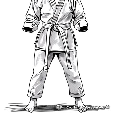 Karate Coloring Pages 的图像结果