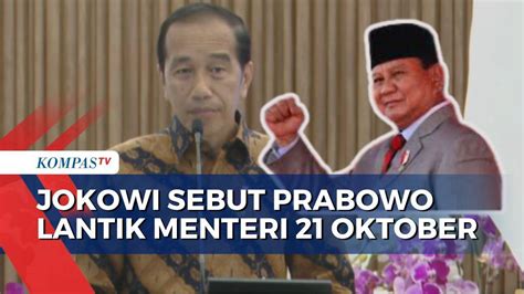 Bocorkan Soal Kabinet Prabowo, Presiden Jokowi: Untuk Susunan Menteri ...