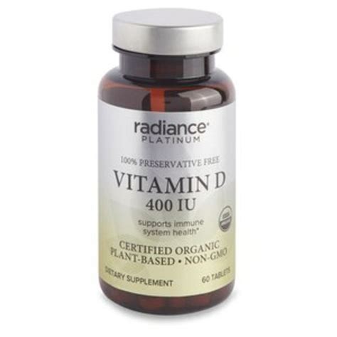 Radiance Vitamin D 400 IU Tablets (60 ct) Delivery or Pickup Near Me ...