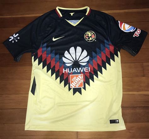 Club America Nike Home Kit Soccer Jersey 2017 Men's Large Brand New NWT ...