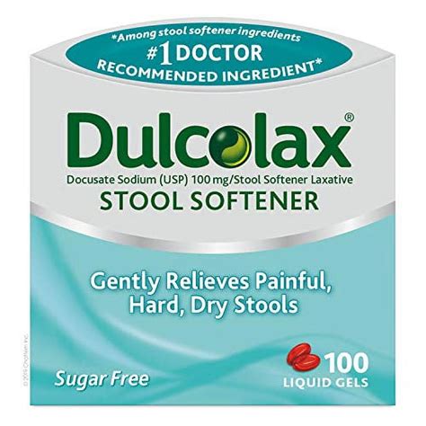 Dulcolax Gentle Relief Stool Softener, 100mg Liquid India | Ubuy