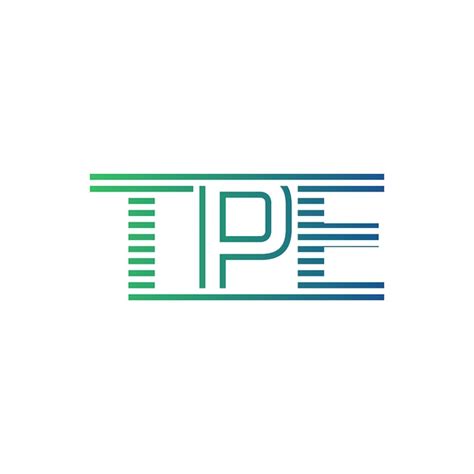 Nowoczesny TPE Logo Design Letter TPE Minimalist Professional and ...