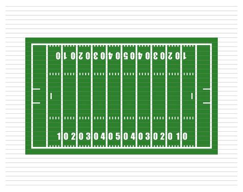 Football Clipart Vertical Line