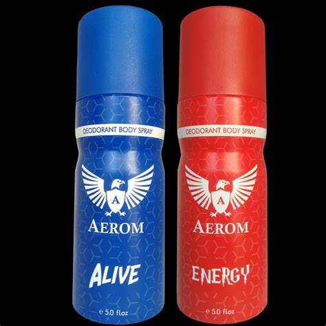 Aerom Premium Alive and Energy Deodorant Body wash For Men, 300 ml ...
