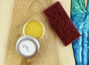 Natural Wood and Epoxy Board Care Kit - Walnut Oil and Beeswax : Amazon ...