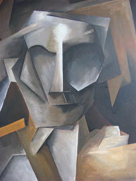 Picasso-Inspired Cubism Portrait - Posters by Edward | Buy Posters ...