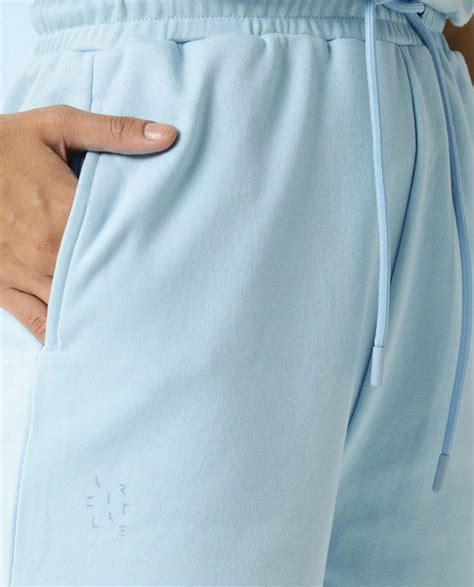 Rareism Women Ciri Blue Cotton Poly Fabric Relaxed Fit Solid Mid Rise