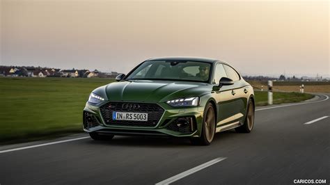 Audi RS 5 Sportback | 2020MY (Color: Sonoma Green) | Front Three-Quarter