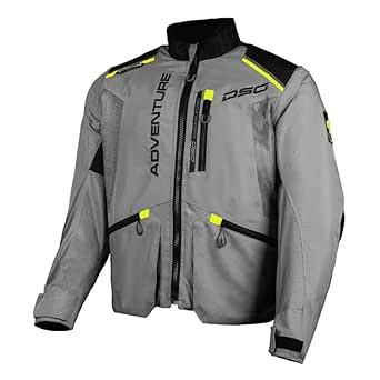 DSG ADV JACKET GREY BLACK YELLOW FLUO SIZE XL : Amazon.in: Car & Motorbike