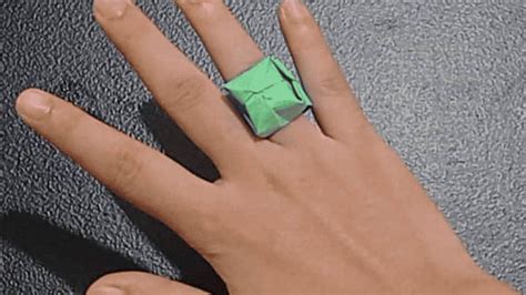 Image result for Paper Origami Ring Tutorial