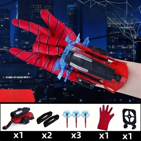 1pc Spider-Man Glove Launcher With Web-Shooting Function, Wall-Crawler ...