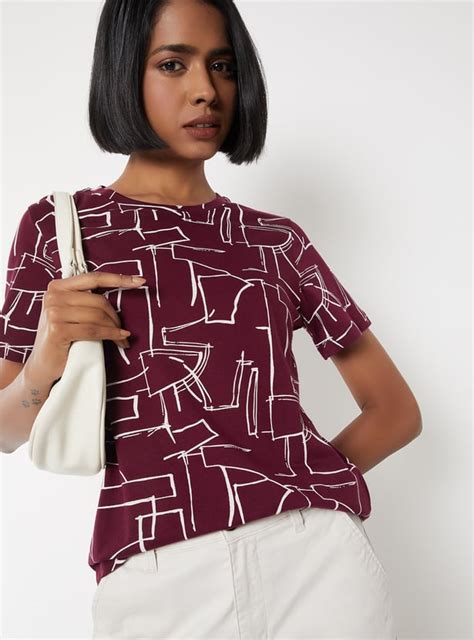 Buy Women Printed T-shirt Online at just Rs. 399.0 - 1000015993961 ...