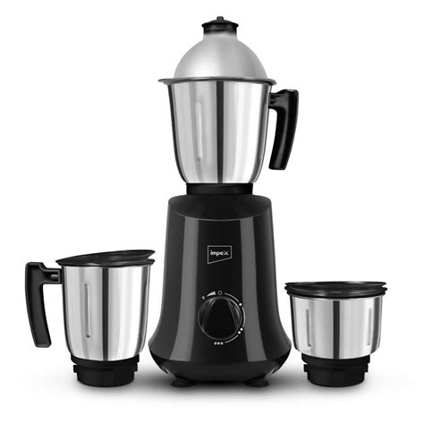 Buy Impex GRIND Q 800 PRO 800 Watt Mixer Grinder with 3 Jars (Wet ...