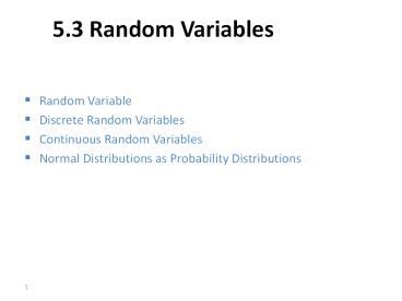 Image result for Random Variable PPT Free Download