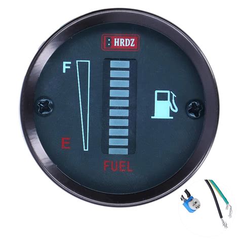 BAMC LED Fuel Meter, Fuel Pressure Gauge 52mm Dia 12V for Auto : Amazon ...