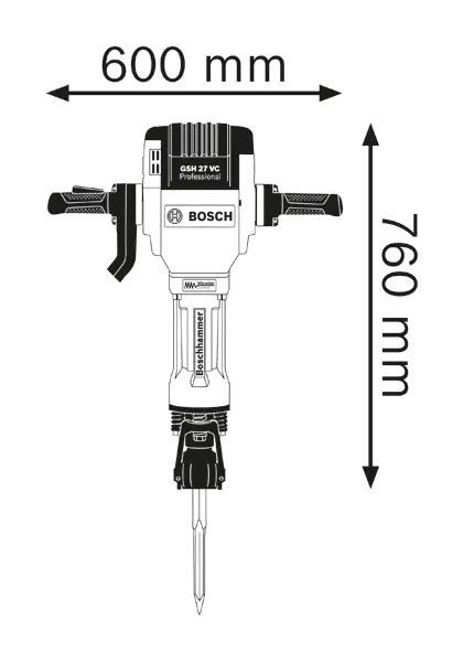 PRO GSH 27 VC Breaker | Bosch Professional