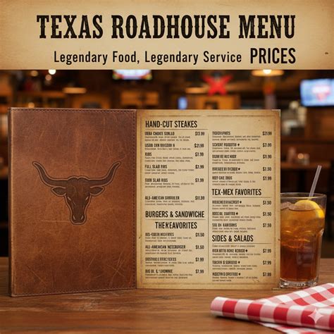 Texas Roadhouse Menu with Prices and Pictures 2025