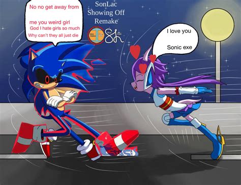 Sonic exe running from a crazy fan girl comic dub by shadowXcode on ...