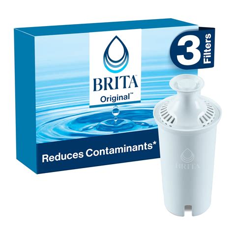 Brita Standard Water Filter for Pitchers and Dispensers, BPA-Free ...