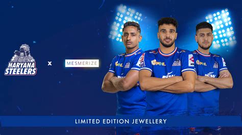 Haryana Steelers X Mesmerize: Kabaddi-Inspired Stainless Steel Collection