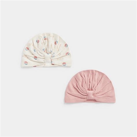 Buy Mothercare Crafted With Care Girls Hat -Pack of 2-Cream Online at ...