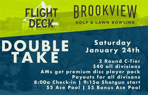 Double Take @ Brookview PDGA C-Tier, Brookview Golf Course & Lawn ...