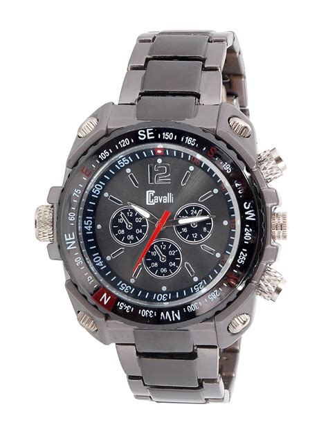 Cavalli Analogue Men's Watch (Grey Dial Grey Colored Strap) : Amazon.in ...