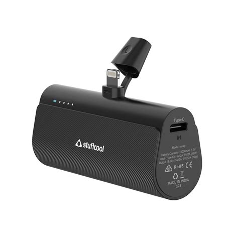 Stuffcool Snap 5000mAh Super Compact Lightning Power Bank with 20W PD ...