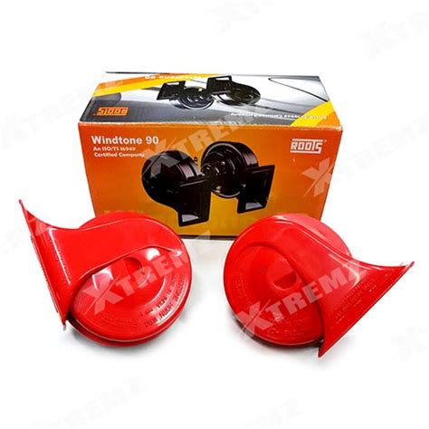 Roots Windtone 90 Skoda Type High & Low Tone Horn Set For Bikes & Cars ...