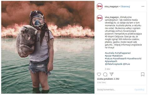 Nie, to nie są prawdziwe zdjęcia z płonącej Australii. To fotomontaż ...