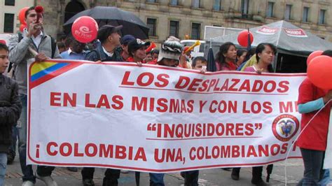 Colombia’s “internal refugees” struggle to make their voices heard