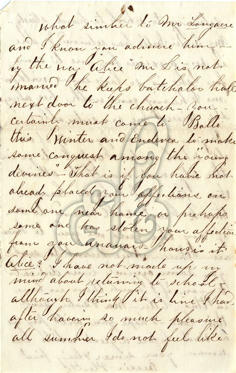 Old Fashioned Writing